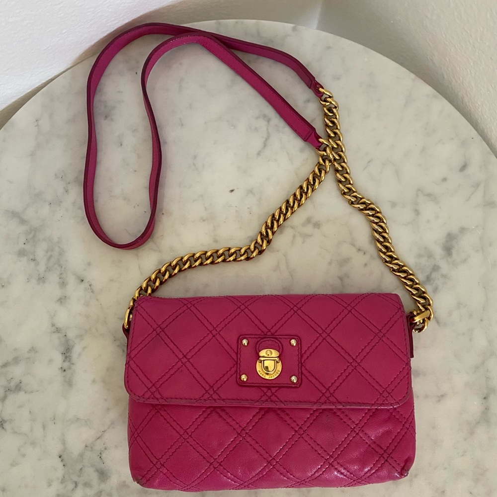 Quilted Leather Crossbody Bag